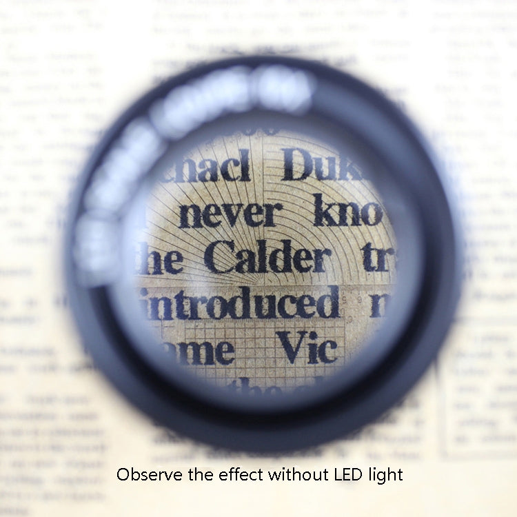 8 LED Lights 3 Groups Of Optical Glass HD With Scale 10 Times Magnifying Glass, Complex Scale Board, Cross Scale Board