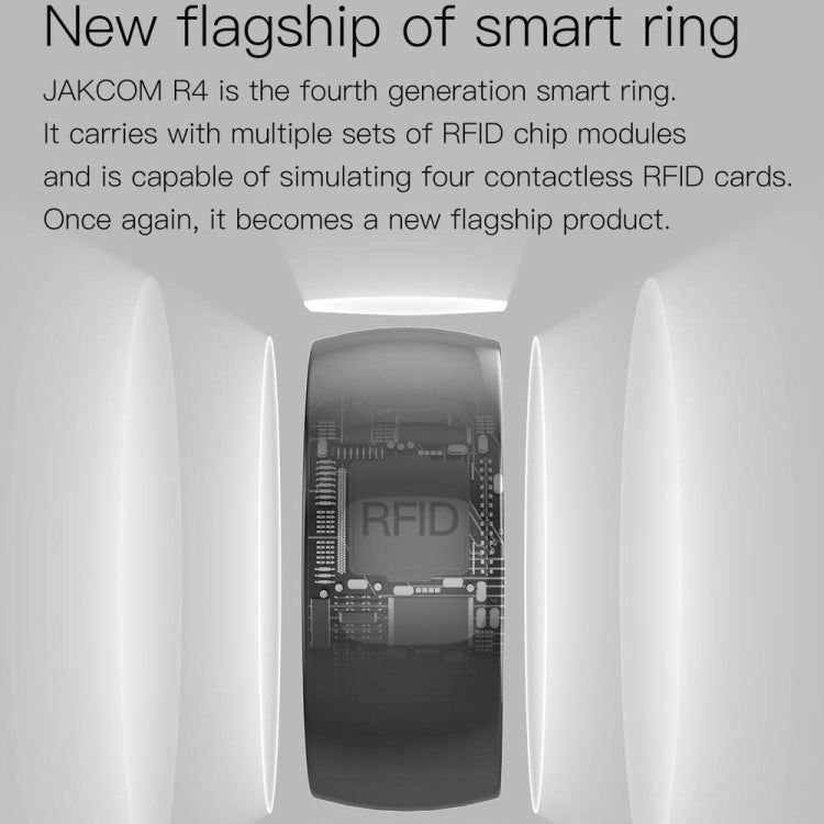 JAKCOM R4 Smart Ring Multifunctional Lord Of The Rings, Size: 62.8mm for Apple & Android(Number 10)