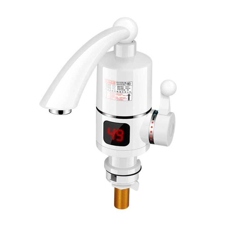 Digital Display Electric Heating Faucet Instant Hot Water Heater EU Plug, Digital Display Horizontal Tube, Digital Display Elbow, Digital Horizontal Tube With Leakage Protection, Digital Elbow With Leakage Protection, Lamp Display Elbow                ...