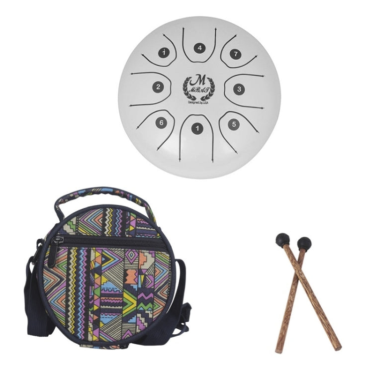 MEIBEITE 5.5-Inch C-Tune Sanskrit Drum Steel Tongue Empty  Worry-Free Drum, MEIBEITE Green, MEIBEITE White, MEIBEITE Red, MEIBEITE Black, MEIBEITE Golden, MEIBEITE Purple, MEIBEITE Blue