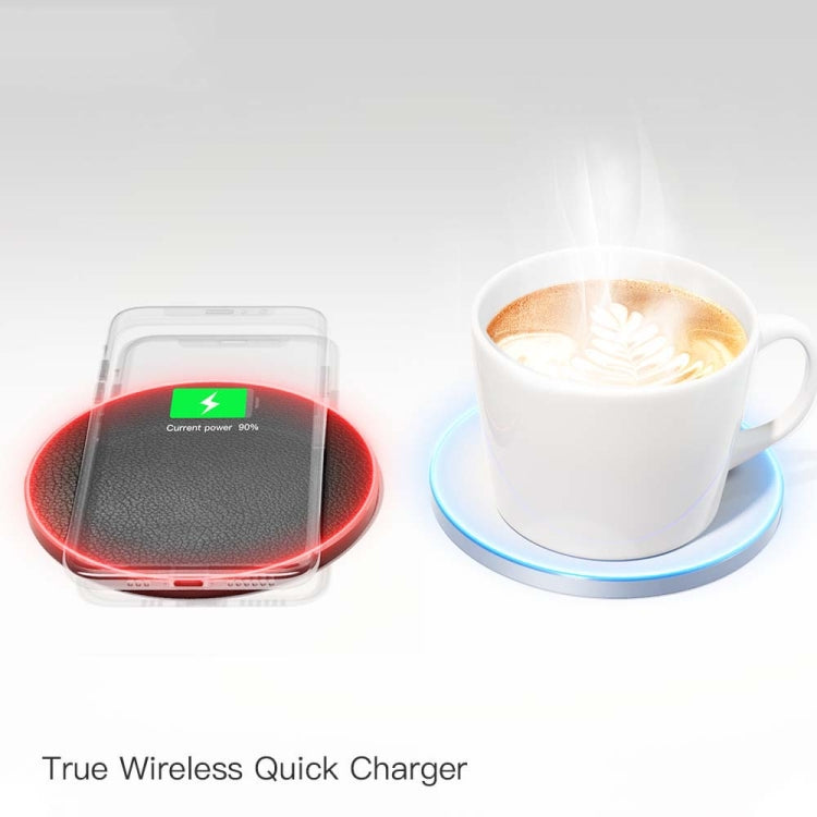 JAKCOM TWC Multifunctional Wireless Charging with Constant Temperature Heating Function EU Plug (Black)