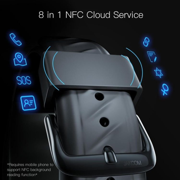 JAKCOM B6 Smartphone-Armband, unterstützt Blutdrucküberwachung / Blutsauerstoffüberwachung / Herzfrequenzüberwachung / Schlafüberwachung / NFC-Cloud-Dienst (Gold)