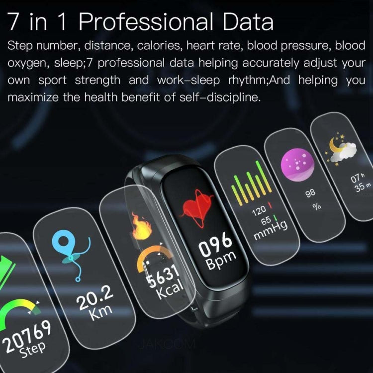 JAKCOM B6 Smartphone-Armband, unterstützt Blutdrucküberwachung / Blutsauerstoffüberwachung / Herzfrequenzüberwachung / Schlafüberwachung / NFC-Cloud-Dienst (Gold)