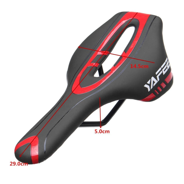 Mountain Bike Saddle – Comfortable Hollow Bicycle Seat, Ergonomic MTB Bike Seat Cushion, Shock Absorbing Breathable Bicycle Saddle for Road, MTB & City Bikes