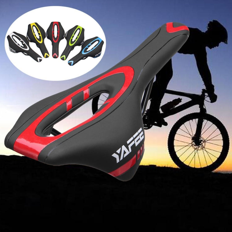 Mountain Bike Saddle – Comfortable Hollow Bicycle Seat, Ergonomic MTB Bike Seat Cushion, Shock Absorbing Breathable Bicycle Saddle for Road, MTB & City Bikes