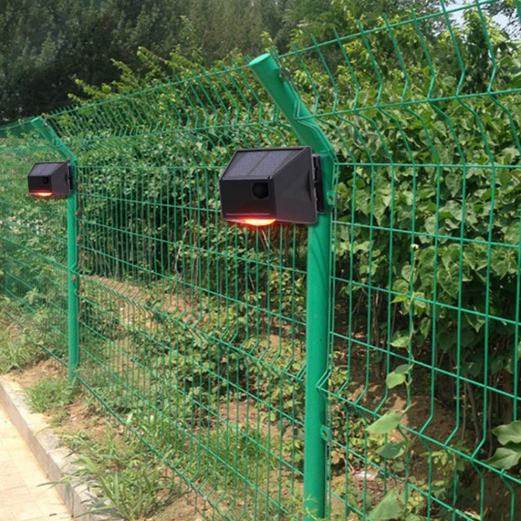 N911F 129dB Drahtloser solarbetriebener Alarm mit Bewegungsmelder sowie Licht- und Tonsignal