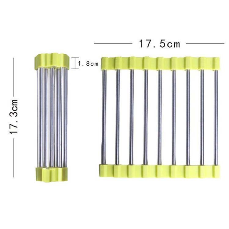 MS-202 Home Kitchen Stainless Steel Non-Slip Anti-Scalding Placemat Folding Heat Insulation Pot Mat, Color Random Delivery, MS-202 Random Color