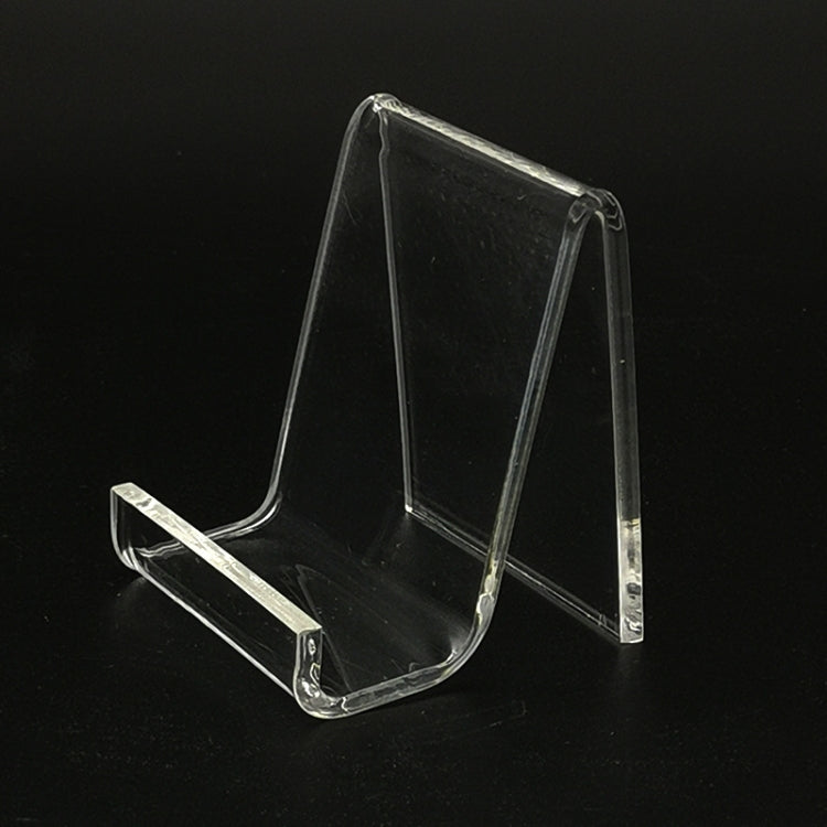 QH-040 10 PCS Acrylic Transparent Mobile Phone Display Stand