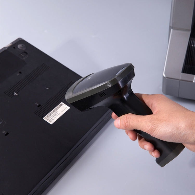 Deli Kabelgebundener und kabelloser Scanner für Drogerie, Supermarkt, Gastronomie und Logistik, Registrierkassenscanner, Modell: 14882W (Weiß)