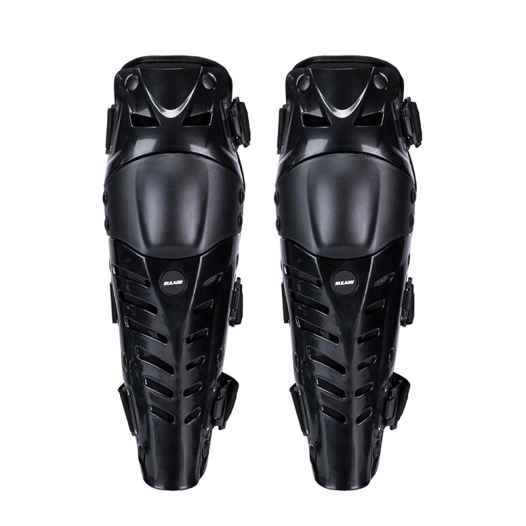 Motorcycle Outdoor Riding Anti-Fall Protective Gear Knee Pads, Black, Black Red