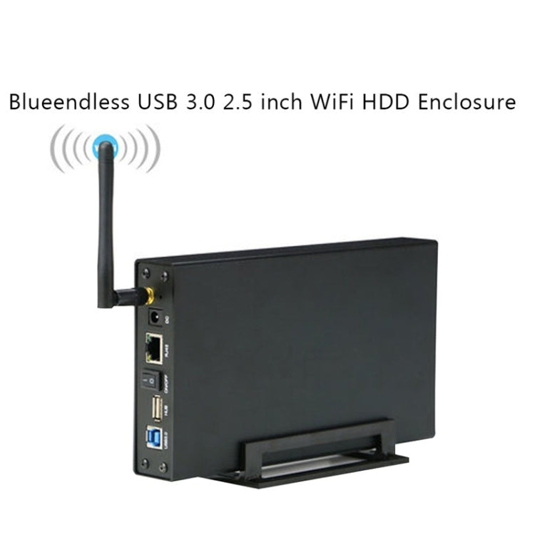 Blueendless 3,5 Zoll Mobile Festplattenbox WLAN Wireless NAS Private Cloud Storage, EU-Stecker, US-Stecker, AU-Stecker, UK-Stecker