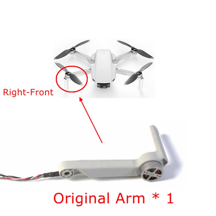 For DJI Mavic Mini Drone Arm With Motor Repair Parts, For DJI Mavic Mini(Right Front Arm )