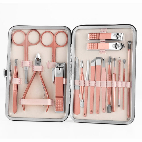 18 in 1 Nail Clippers Stainless Steel Nail Clippers Pliers Pedicure Beauty Nail Tools