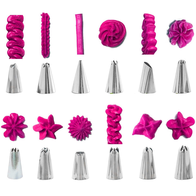 83 in 1  Cake Decorating Mouth Baking Tool Set Icing And Pastry Coloring Utensils, 83 PCS/Set