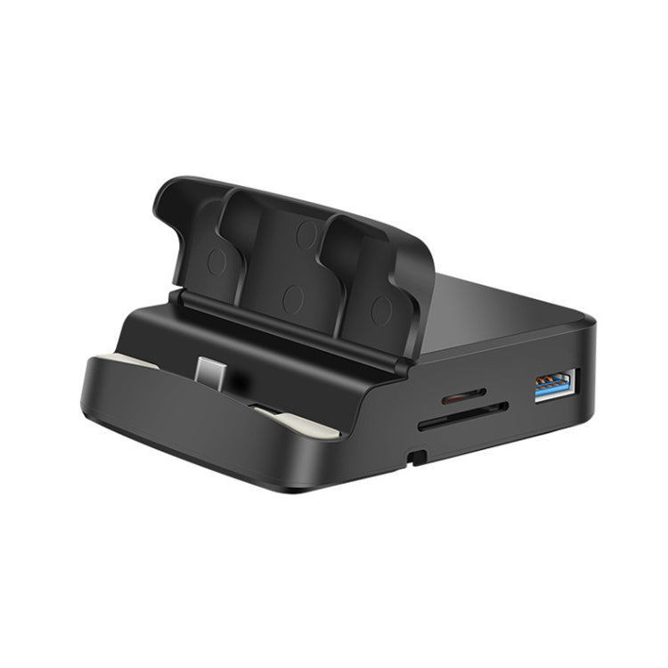 7-in-1 USB-C Hub: 2 USB 2.0, USB 3.0, 4K HDMI, SD/TF, PD Charging, with Holder