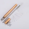 MM VWAN Magic Hairdressing Eyebrow Trimming Engraving Pen Scoring Stainless Steel Razor, Golden, Red, Silver, Blue