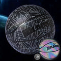 MILACHIC Number 7 Rainbow Reflective Cool Basketball, Stripe 6734, Spider Pattern 6735, Gray 6736