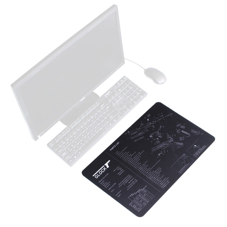 2 PCS Heat Transfer Non-Slip Single-Sided Office Gaming Mouse Pad, 2mm, 3mm