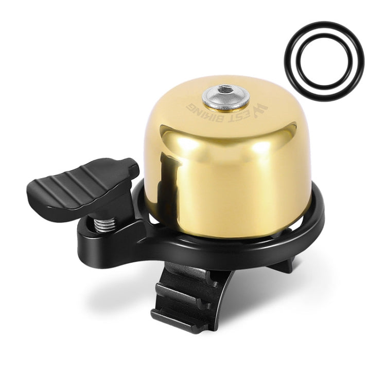 WEST BIKING YP0706048 Bicycle Copper Bell Mountain Bike Mini  Bell, West Biking Bicycle Bell(Black), West Biking Bicycle Bell(Golden)