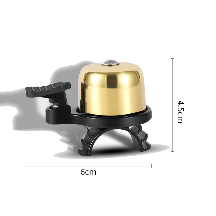 WEST BIKING YP0706048 Bicycle Copper Bell Mountain Bike Mini  Bell, West Biking Bicycle Bell(Black), West Biking Bicycle Bell(Golden)