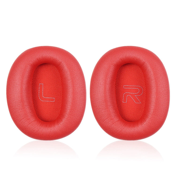 1 Paar Protein-Leder-Kopfhörer-Ohrenschützer für Edifier W820BT / W808BT / K815 / K815PG1 / H840 / K800 / K830, Schwarz, Grau, Rot