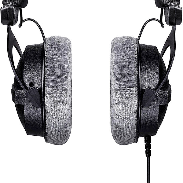 2 Stück Ohrenschützer-Bezug für Beyerdynamic DT990 / DT880 / DT770 Pro, (Schwarz), (Grau), (Kopfbügelbezug)