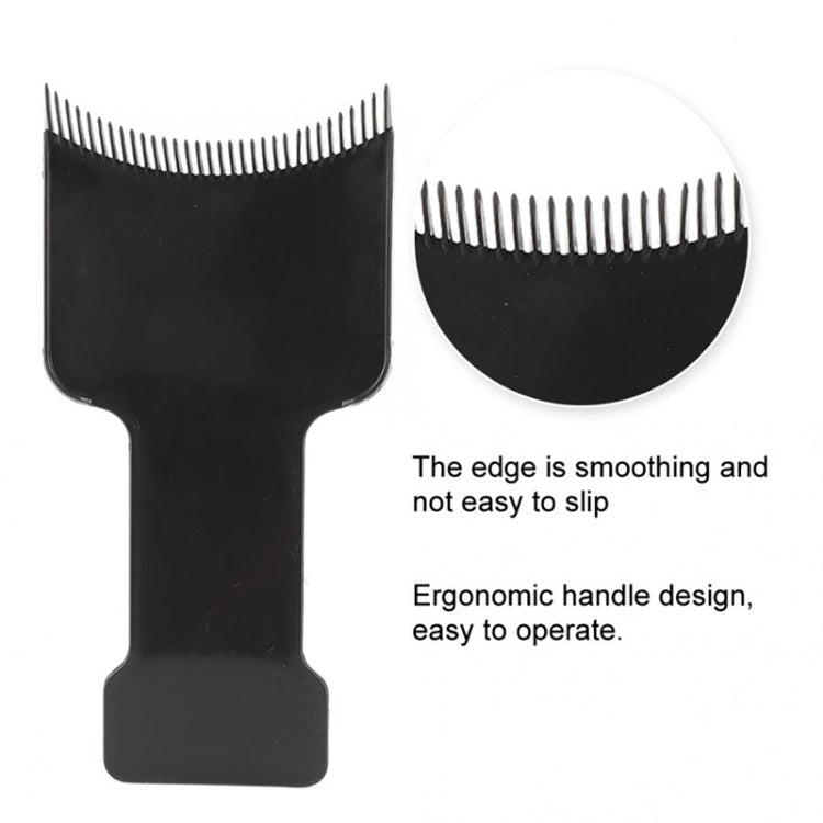 3 PCS S920 Highlighting and Coloring Brush Board Hair Care Insert Comb Hairdressing Tool, Small Black, Medium Black, Large Black