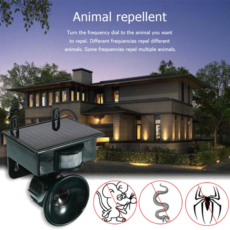 NY-2002 Solar Ultrasonic Mouse Repeller Animal Repeller Outdoor Waterproof Bird Repeller, NY-2002