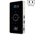 C6 1G+8G Android System Intelligent DLP HD Mini Projector Portable Home Mobile Phone Projector，, US Plug  (Black), EU Plug (Black), UK Plug (Black), AU Plug (Black), US Plug (White), AU Plug (White)