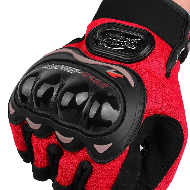 PRO-BIKER PRO01C Outdoor Cycling Glove Motorcycle Anti-Drop Safety Protection Half-Finger Glove, M, L, XL, XXL