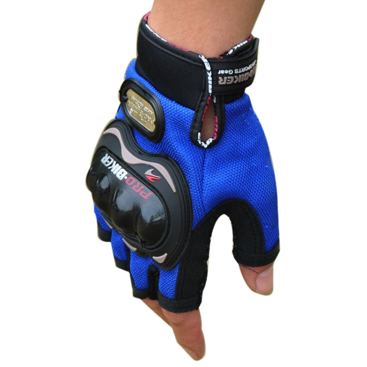 PRO-BIKER PRO01C Outdoor Cycling Glove Motorcycle Anti-Drop Safety Protection Half-Finger Glove, M, L, XL, XXL