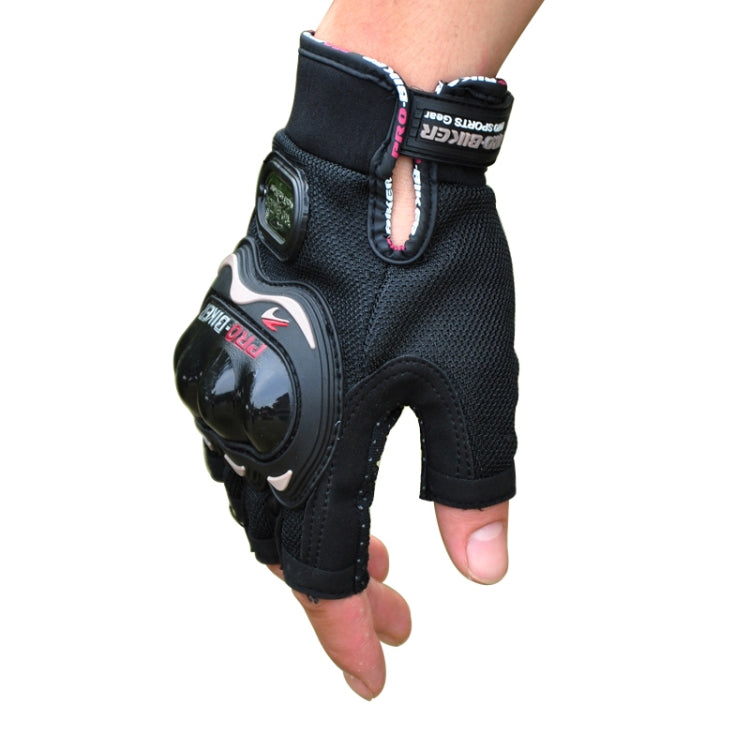PRO-BIKER PRO01C Outdoor Cycling Glove Motorcycle Anti-Drop Safety Protection Half-Finger Glove, M, L, XL, XXL