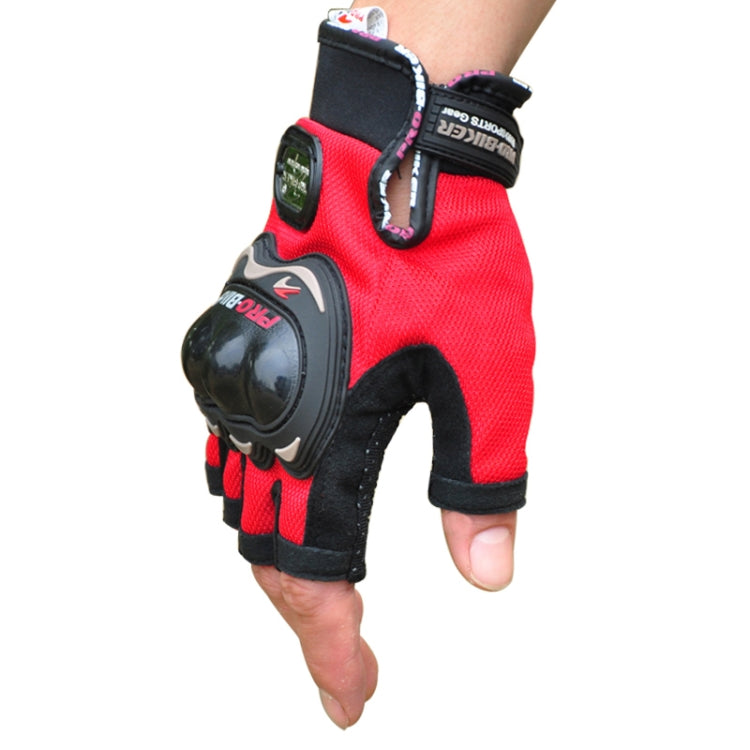 PRO-BIKER PRO01C Outdoor Cycling Glove Motorcycle Anti-Drop Safety Protection Half-Finger Glove, M, L, XL, XXL