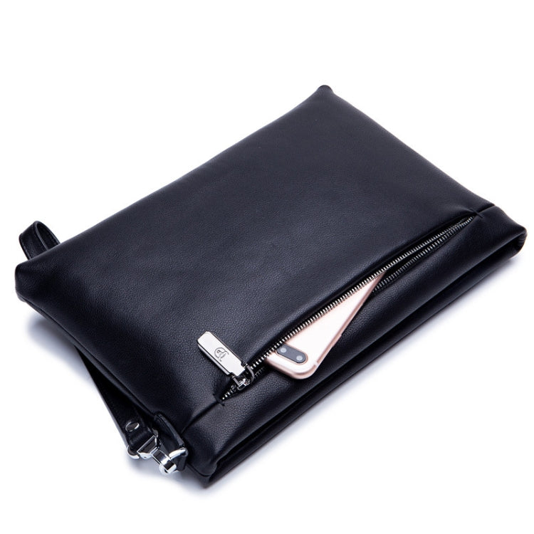 BULL CAPTAIN 446 Large-capacity Soft and Wear-resistant Leather Clutch Bag Business Wallet, Size:, S, L