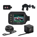 MT30 720P Waterproof Motorcycle Driving Recorder Locomotive Front And Rear Double Lens Recorder, MT30