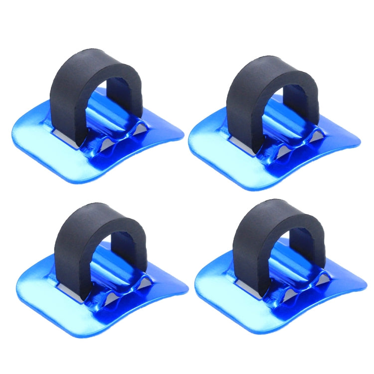 4 PCS Mountain Road Bicycle Hose Line Guide Adhesive Wire Seat Frame Cable Fixing C Buckle, Style:, Plastic Buckle, Aluminum Alloy Buckle