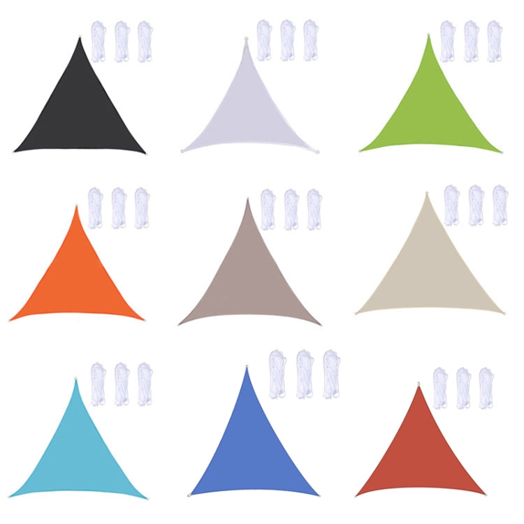 Triangle Outdoor Garden Sunshade Sail Waterproof Anti-UV Canopy, Size: 6m x 6m x 6m, 6m x 6m x 6m