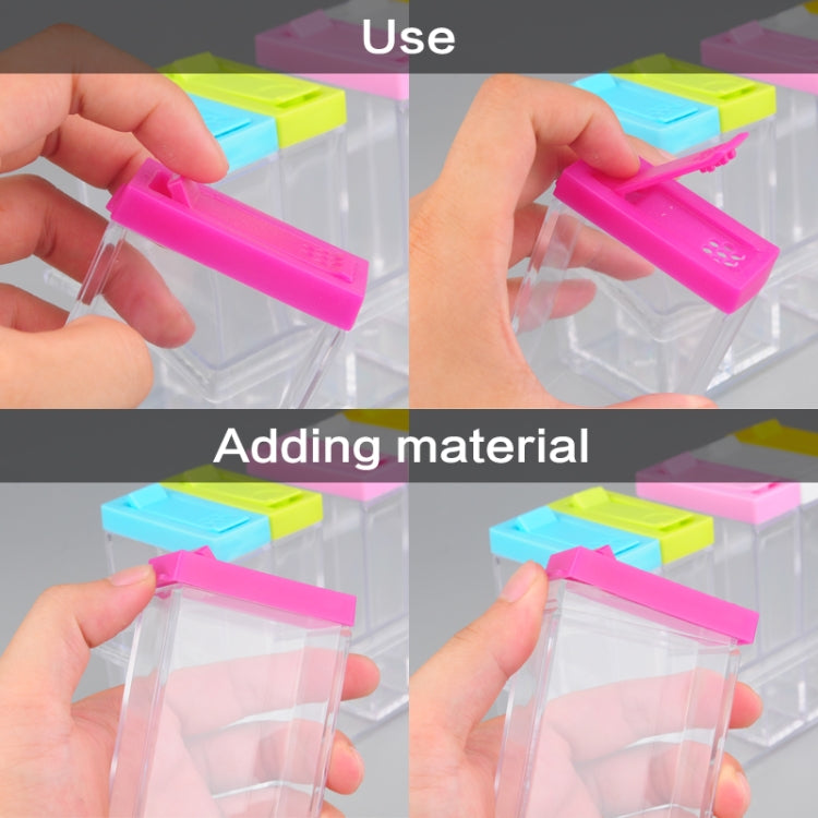 6 PCS/Set Transparent Spice Seasoning Box Storage Bottle, Seasoning Box Storage Bottle（6 PCS）