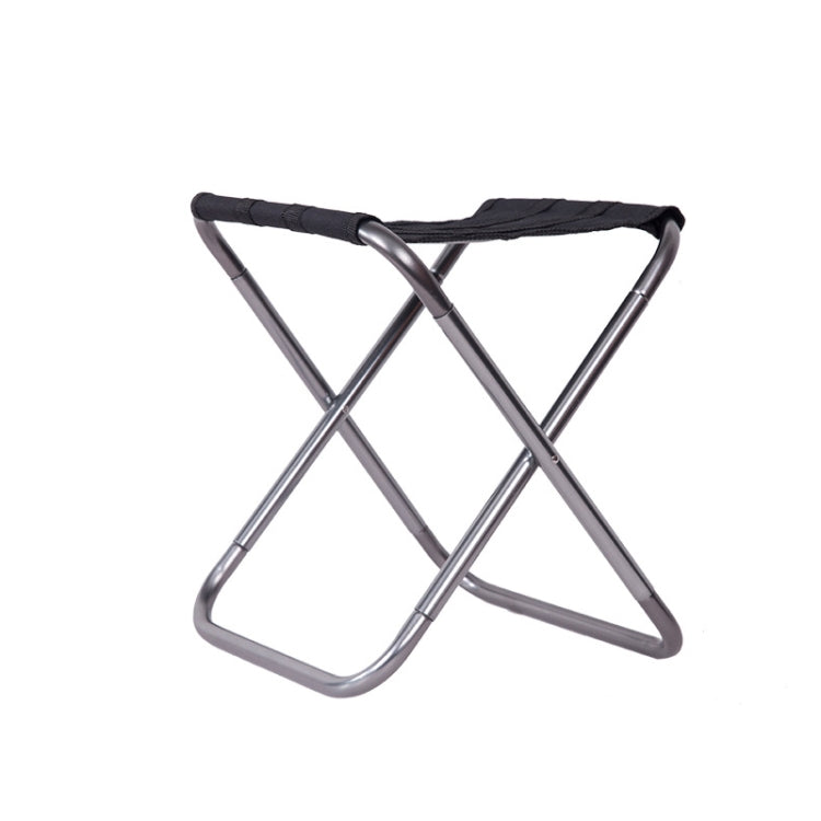 Outdoor Portable Camping Folding Chair 7075 Aluminum Alloy Fishing Barbecue Stool, Size: 24.5x22.5x27cm, Camping Folding Chair (Silver Gray), Camping Folding Chair (Gold), Camping Folding Chair (Red), Camping Folding Chair (Blue)
