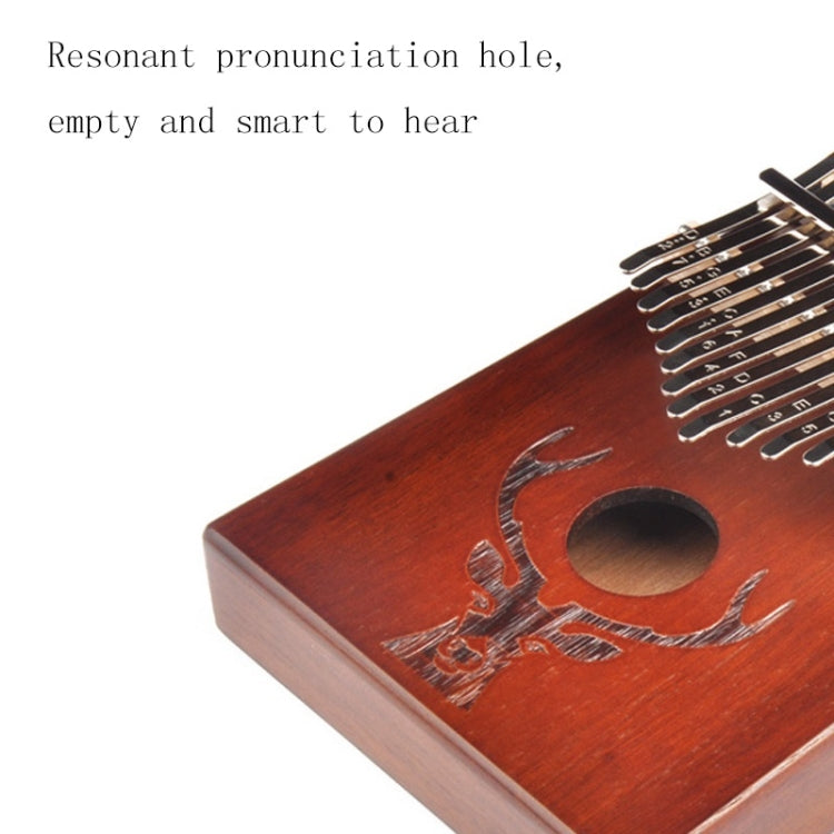 17-Key Retro Kalimba Thumb Piano – Acacia Wood Finger Piano