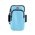 Phone Arm Bag Set Fitness Armband Wrist Bag for Men & Women Outdoor Sports Mobile Holder up to 6.5 Inch Anti-Slip Adjustable Running Pouch