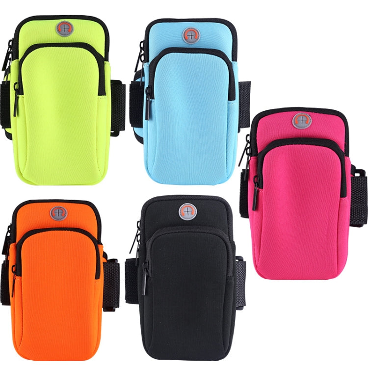 Phone Arm Bag Set Fitness Armband Wrist Bag for Men & Women Outdoor Sports Mobile Holder up to 6.5 Inch Anti-Slip Adjustable Running Pouch