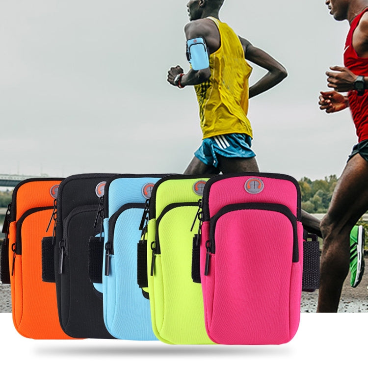 Phone Arm Bag Set Fitness Armband Wrist Bag for Men & Women Outdoor Sports Mobile Holder up to 6.5 Inch Anti-Slip Adjustable Running Pouch