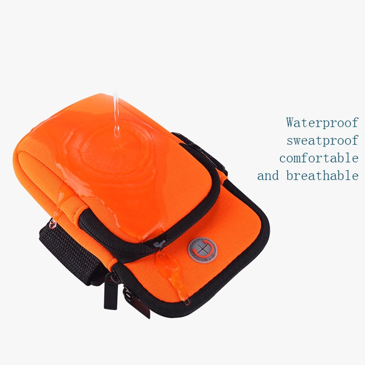 Phone Arm Bag Set Fitness Armband Wrist Bag for Men & Women Outdoor Sports Mobile Holder up to 6.5 Inch Anti-Slip Adjustable Running Pouch