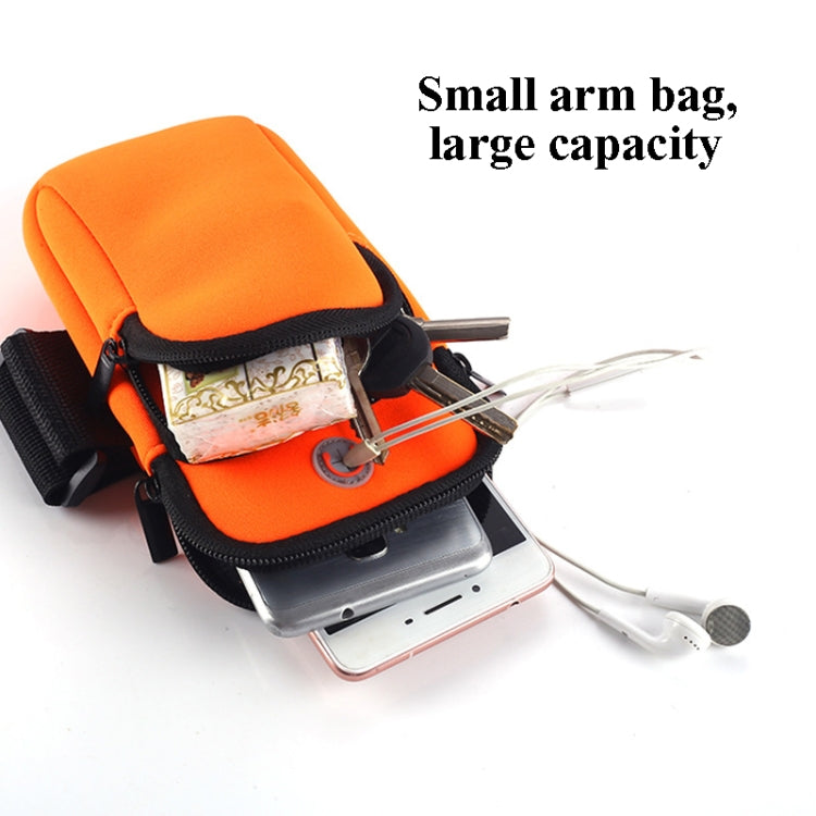 Phone Arm Bag Set Fitness Armband Wrist Bag for Men & Women Outdoor Sports Mobile Holder up to 6.5 Inch Anti-Slip Adjustable Running Pouch