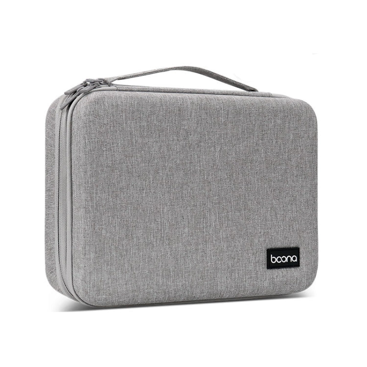 Baona BN-F011 Laptop-Stromkabel Digitale Aufbewahrung Schutzbox, Grau, Schwarz, Extra Groß Grau, Extra Groß Schwarz
