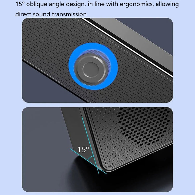 LeerFel Langer kabelgebundener Computer-Lautsprecher, Heavy Wellness Computer-Multimedia-Audio, 350TS (mit Bluetooth), 350T (ohne Bluetooth)