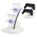 iPLAY LED Micro Dual Controller Halterung Ladegerät 2 LED Micro USB Griff Schnelllade-Dockingstation Ständer Ladegerät für PS4 Controller, für Xbox One Controller