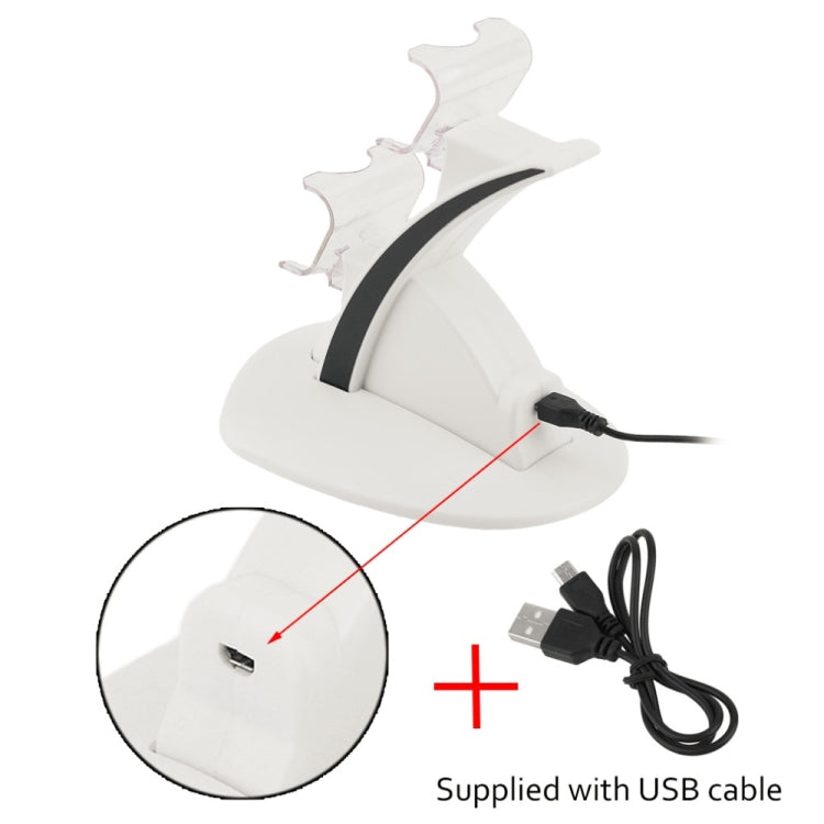 iPLAY LED Micro Dual Controller Halterung Ladegerät 2 LED Micro USB Griff Schnelllade-Dockingstation Ständer Ladegerät für PS4 Controller, für Xbox One Controller