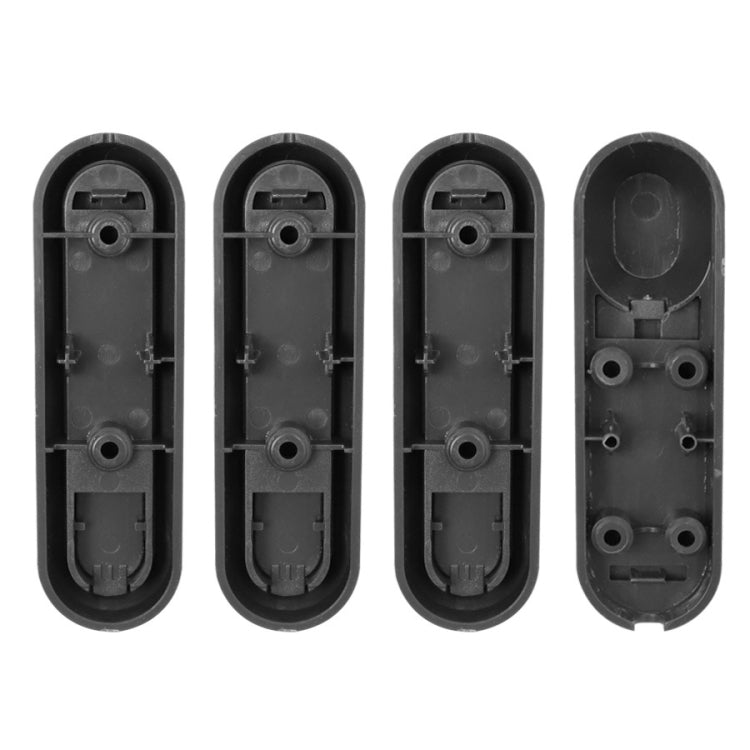 Elektro-Scooter-Rad Vier-Wege-Seitenabdeckung mit Reflexstreifen und Schrauben für Xiaomi Mijia 1S / Pro 2, Rot, Gelb